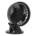 Ventilador de mesa recargable con clip VIENTO 6W/5V 2000 mAh negro
