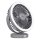 Ventilador de mesa recargable LED con iluminación LED LED/3W/5V USB 2400 mAh gris