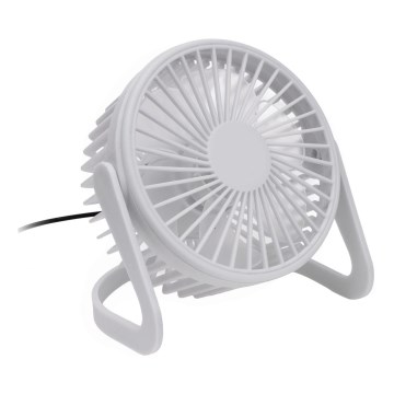 Ventilador de mesa USB diá. 15 cm blanco