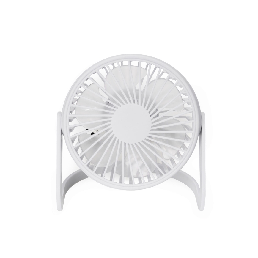 Ventilador de mesa USB diá. 15 cm blanco