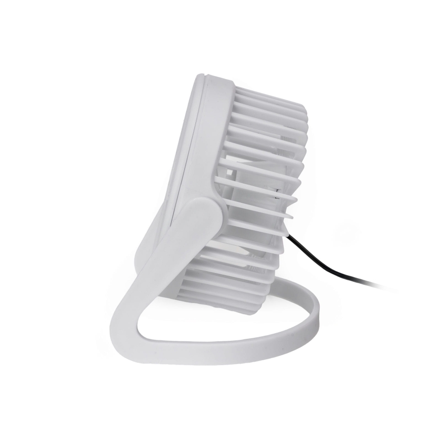 Ventilador de mesa USB diá. 15 cm blanco