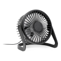 Ventilador de mesa USB diá. 15 cm negro