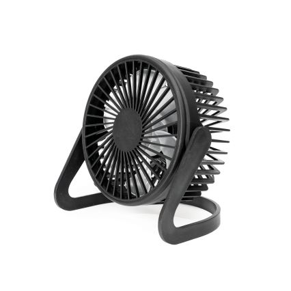 Ventilador de mesa USB diá. 15 cm negro