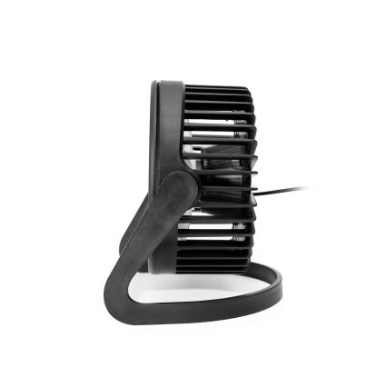 Ventilador de mesa USB diá. 15 cm negro