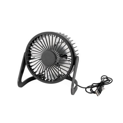 Ventilador de mesa USB diá. 15 cm negro