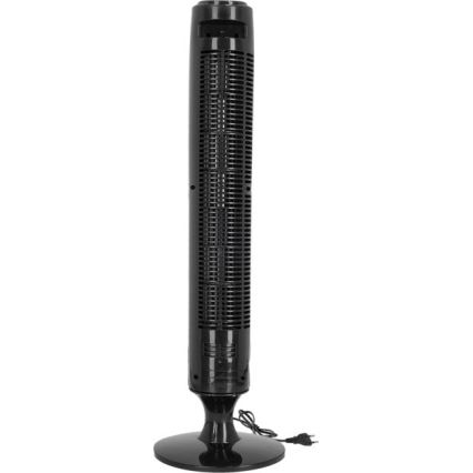 Ventilador de pie LISSE 45W/230V 91,4 cm negro + control remoto