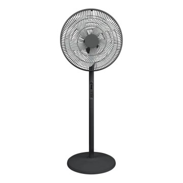 Ventilador de pie VIENTO-R 40W/230V negro + mando a distancia