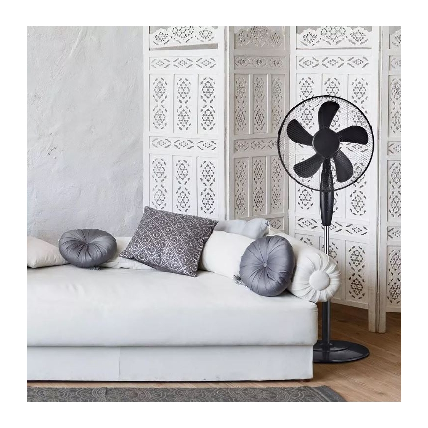 Ventilador de pie Ø 43cm 55W/230V negro