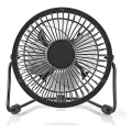 Ventilador de sobremesa 3W/USB 10 cm negro