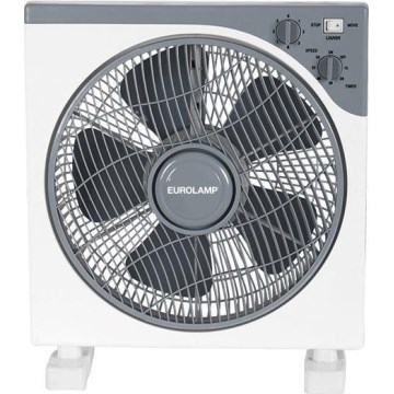 Ventilador de suelo 45W/230V Ø 37 cm blanco/gris