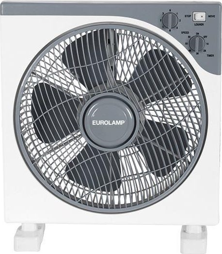 Ventilador de suelo 45W/230V Ø 37 cm blanco/gris