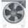 Ventilador de suelo 45W/230V Ø 37 cm blanco/gris