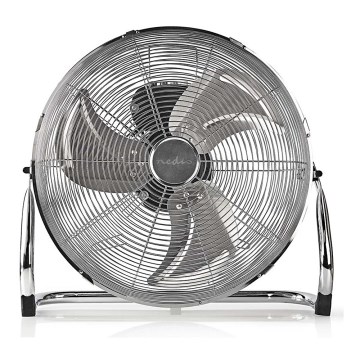 Ventilador de suelo 80W/230V cromo brillante