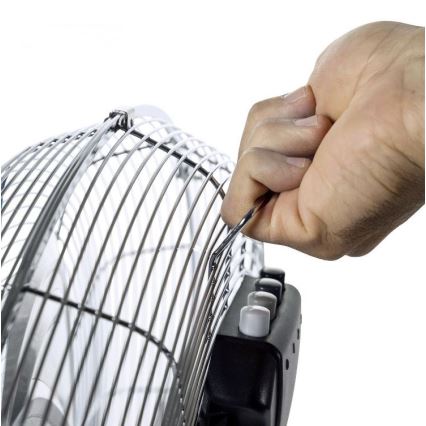 Ventilador de suelo VIENTO 100W/230V cromo brillante