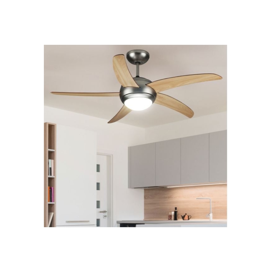 Ventilador de techo 2xE27/20W/230V diá. 132 cm + control remoto