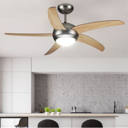 Ventilador de techo 2xE27/20W/230V diá. 132 cm + control remoto