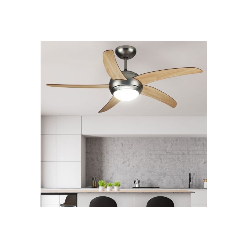 Ventilador de techo 2xE27/20W/230V diá. 132 cm + control remoto