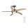 Ventilador de techo 2xE27/20W/230V diá. 132 cm + control remoto