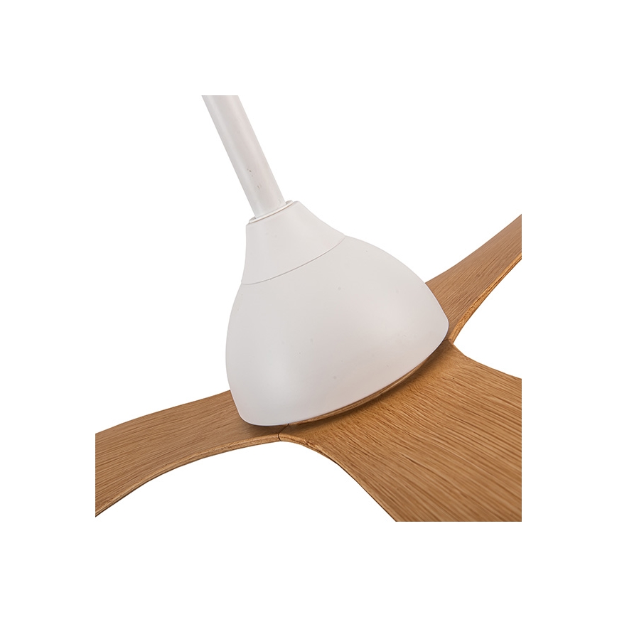 Ventilador de techo diá. 132 cm beige/blanco + control remoto