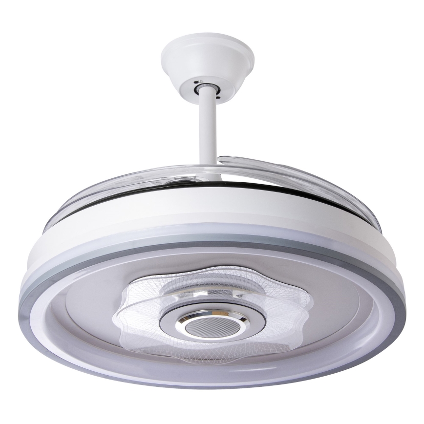 Ventilador de techo LED regulable LED/70W/230V 3000-6000K diá. 50 cm blanco + control remoto