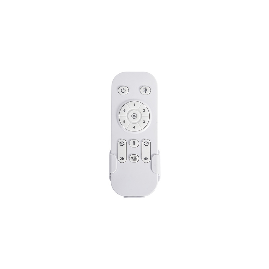 Ventilador de techo para cuarto de baño d. 132 cm IP44 negro + mando a distancia