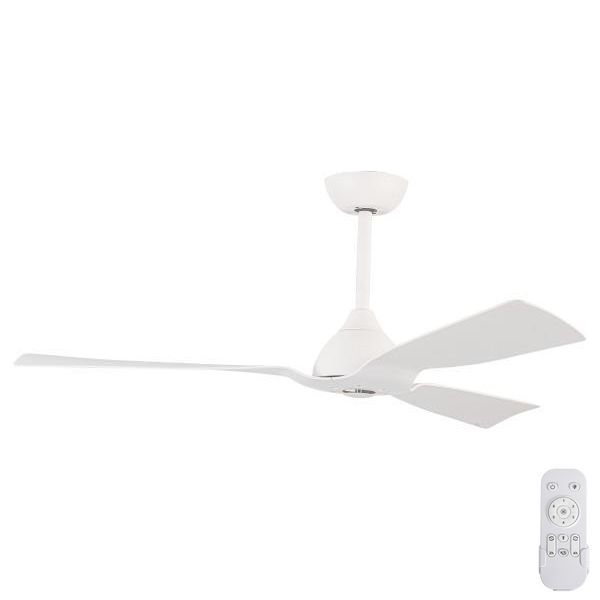 Ventilador de techo Ø 132 cm IP44 blanco + mando a distancia