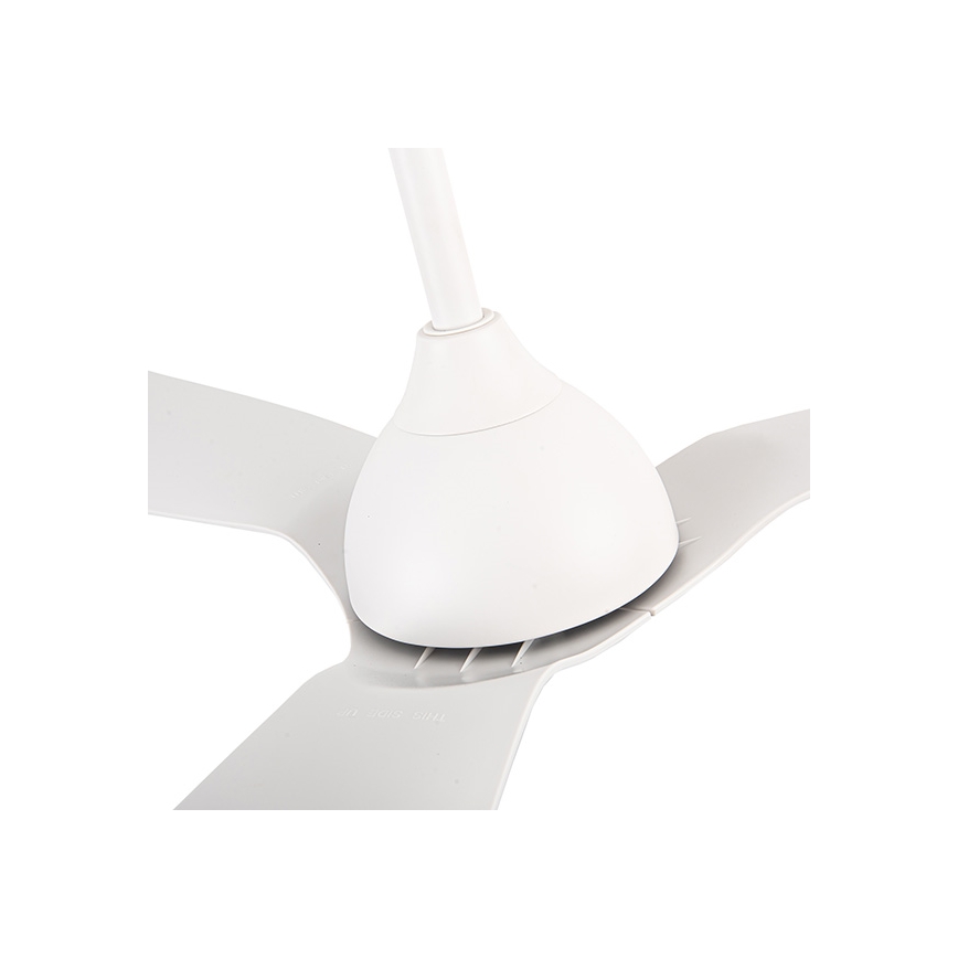 Ventilador de techo Ø 132 cm IP44 blanco + mando a distancia