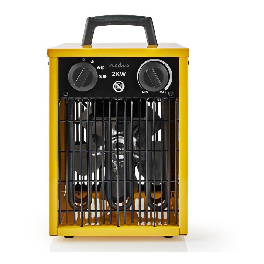 Ventilador duradero con elemento calefactor 1000-2000 W/230 V IP24