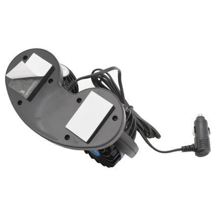 Ventilador para el salpicadero del coche 4W/12V negro