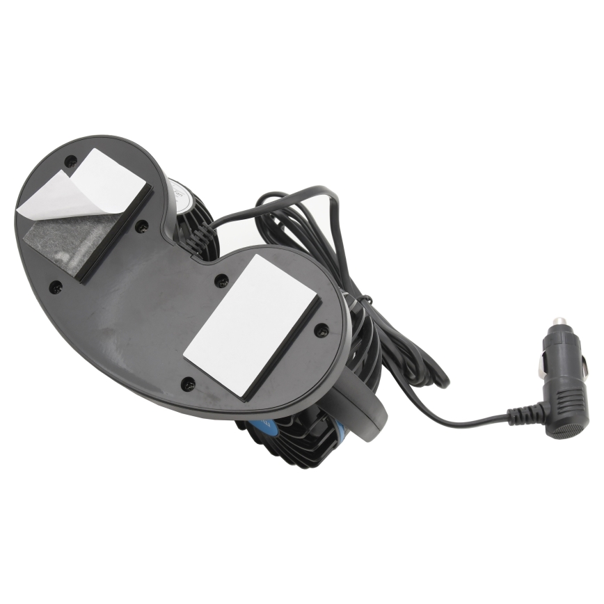 Ventilador para el salpicadero del coche 4W/12V negro