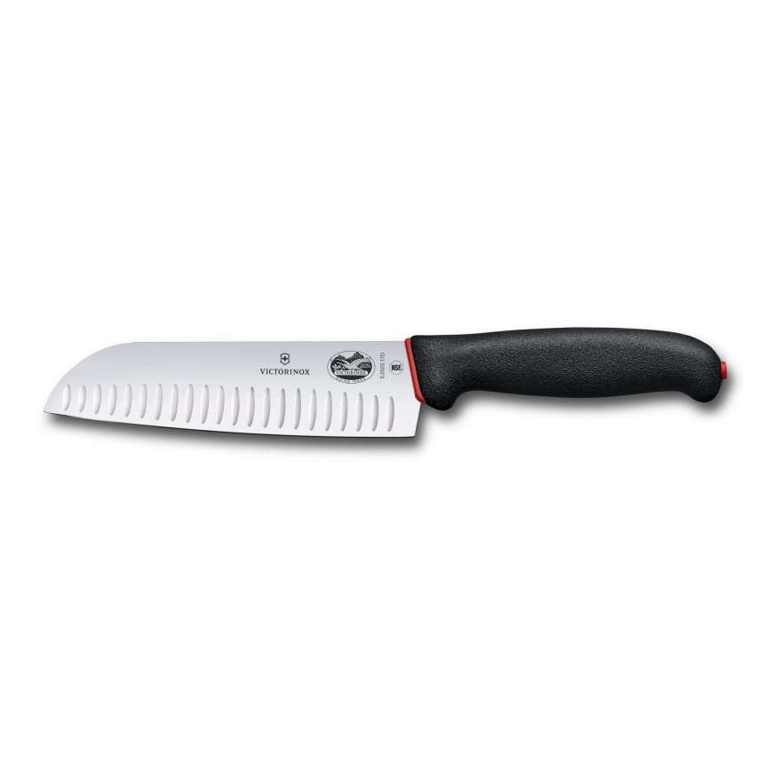 Victorinox - Cuchillo de cocina santoku DUAL GRIP 17 cm negro