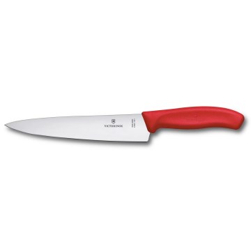 Victorinox - Cuchillo de cocina SWISS CLASSIC de 19 cm, rojo