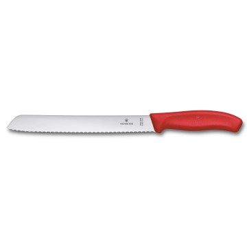 Victorinox - Cuchillo para pan SWISS CLASSIC 21 cm rojo
