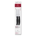 Victorinox - Juego de 2 cuchillos para verduras SWISS CLASSIC de 10 cm, negro