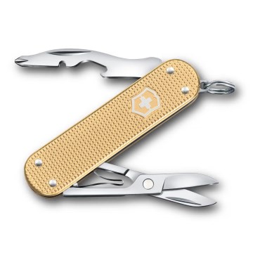 Victorinox - Navaja de bolsillo multifunción COMPANION S ALOX 5,8 cm/5 funciones dorada