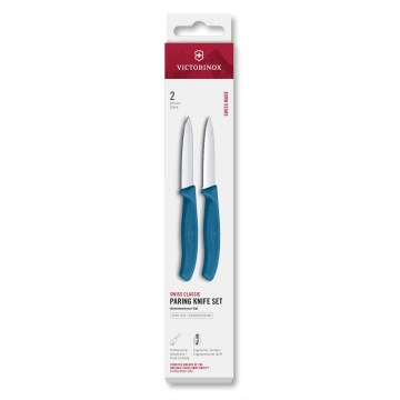 Victorinox - Set de cuchillos para verduras SWISS CLASSIC 8 cm 2 piezas azul