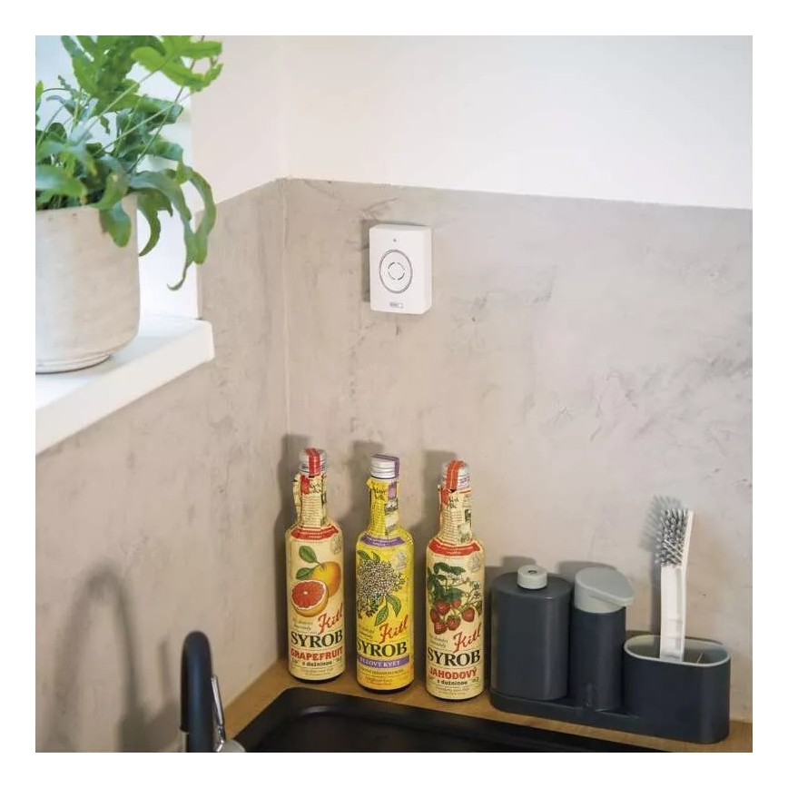 Timbre inalámbrico con vídeo y sensor de movimiento GoSmart 12V/3xAA IP44 Wi-Fi Tuya
