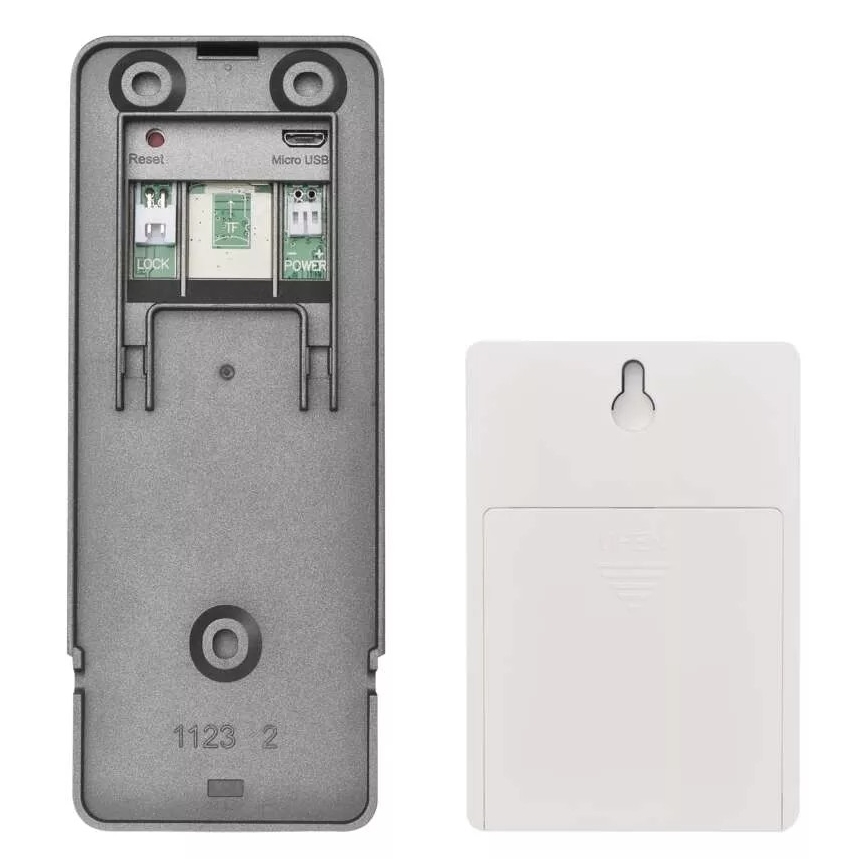 Timbre inalámbrico con vídeo y sensor de movimiento GoSmart 12V/3xAA IP44 Wi-Fi Tuya
