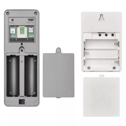 Timbre inalámbrico con vídeo y sensor de movimiento GoSmart 12V/3xAA IP44 Wi-Fi Tuya