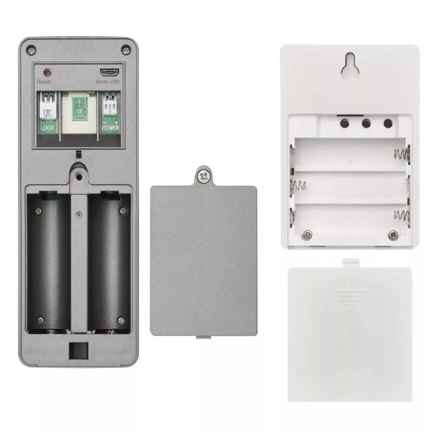 Timbre inalámbrico con vídeo y sensor de movimiento GoSmart 12V/3xAA IP44 Wi-Fi Tuya