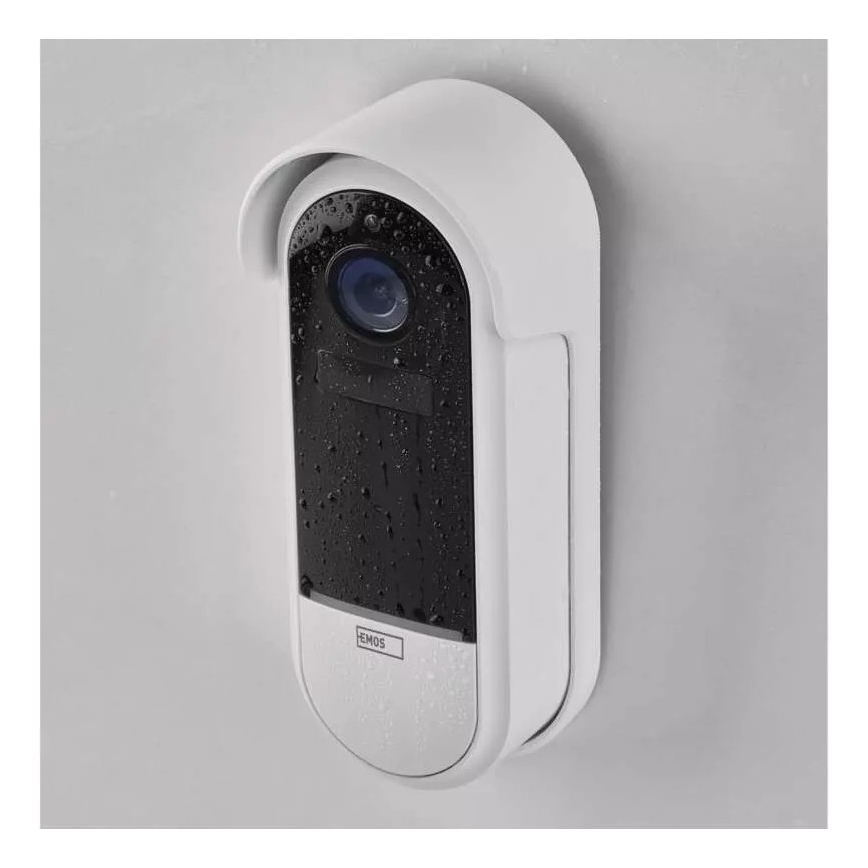 Timbre inalámbrico con vídeo y sensor de movimiento GoSmart 5V 3xAA IP65 Wi-Fi Tuya