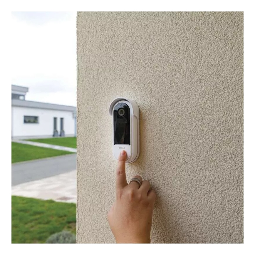 Timbre inalámbrico con vídeo y sensor de movimiento GoSmart 5V 3xAA IP65 Wi-Fi Tuya