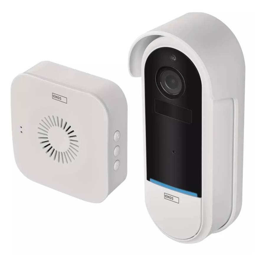 Timbre inalámbrico con vídeo y sensor de movimiento GoSmart 5V 3xAA IP65 Wi-Fi Tuya