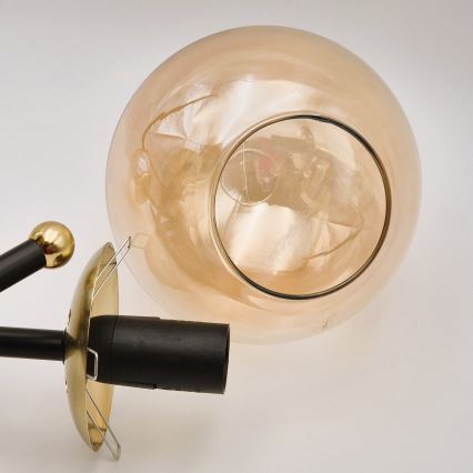 Vidrio de repuesto para lámpara de araña MALENA E14 beige ahumado