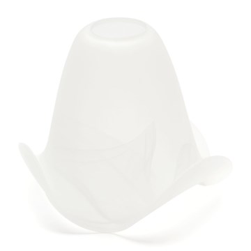 Vidrio de repuesto para lámpara de araña y lámpara SISI E14 diá. 13 cm blanco