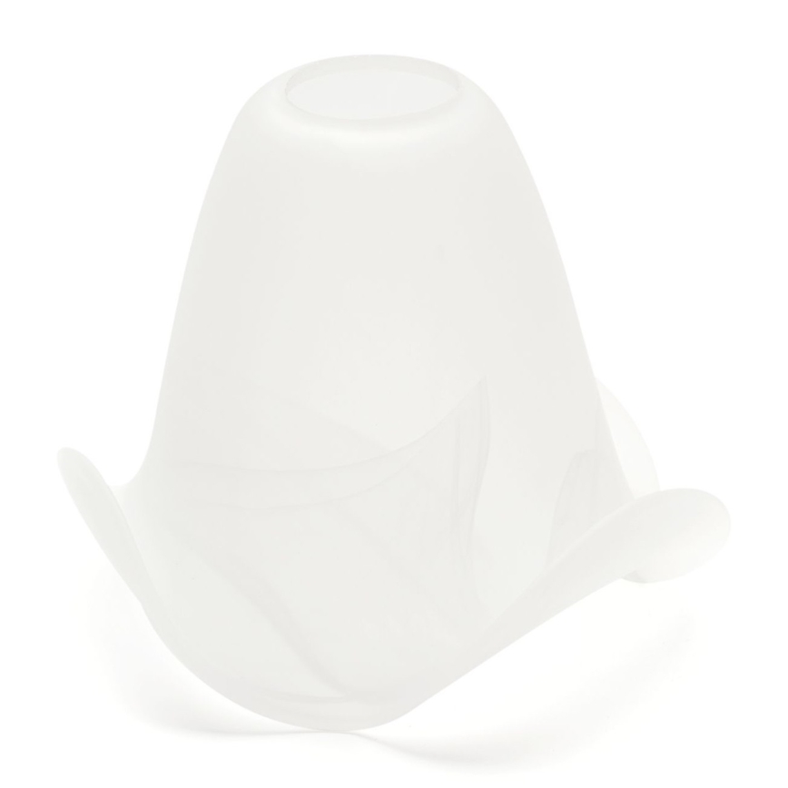Vidrio de repuesto para lámpara de araña y lámpara SISI E14 diá. 13 cm blanco
