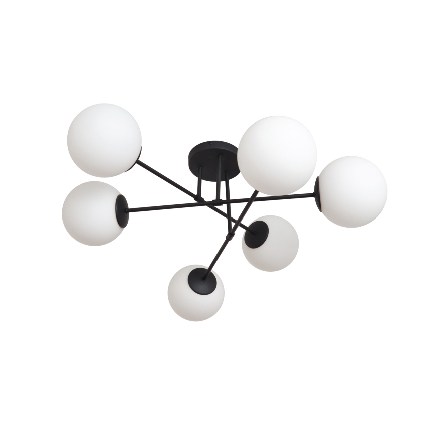 Vidrio de repuesto universal MOON E27 diá. 16 cm blanco