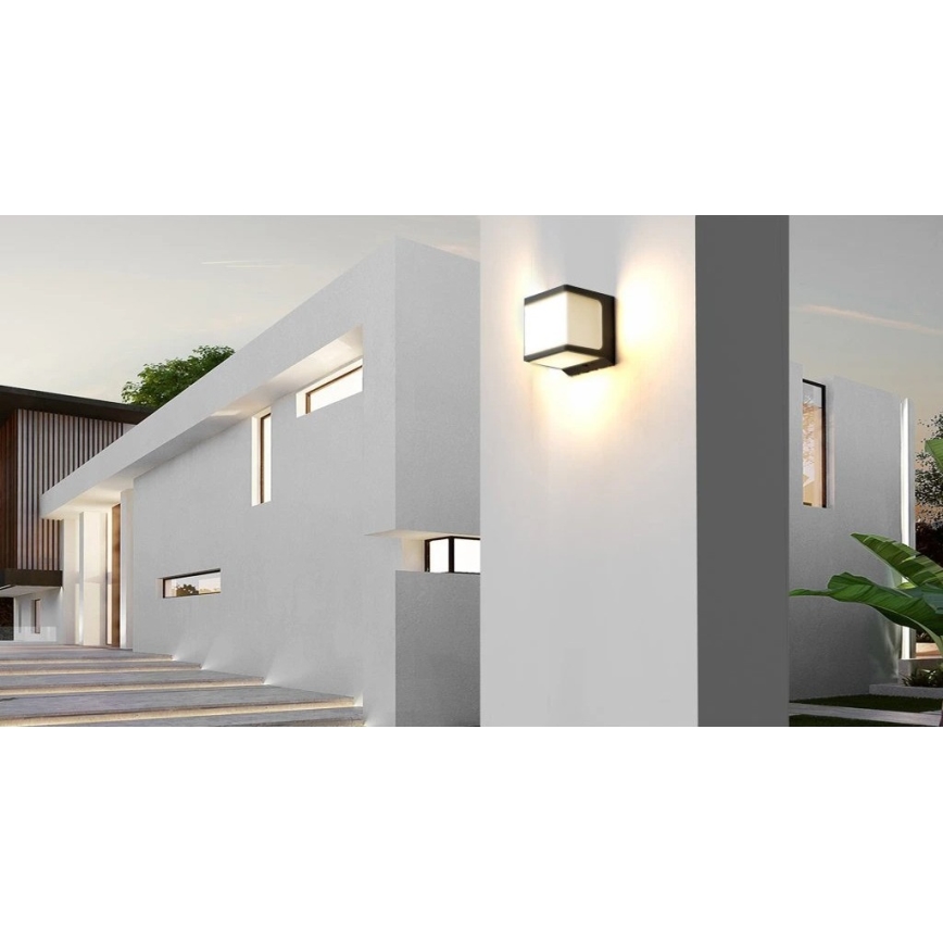 Viking - Aplique solar LED de pared con sensor LED/1,5W/3,7V IP54 4000K 2000 mAh