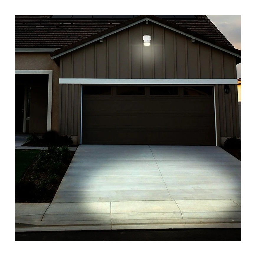 Viking - Aplique solar de pared LED con sensor LED/1W/3,7V IP44 3000/4000K 4000 mAh