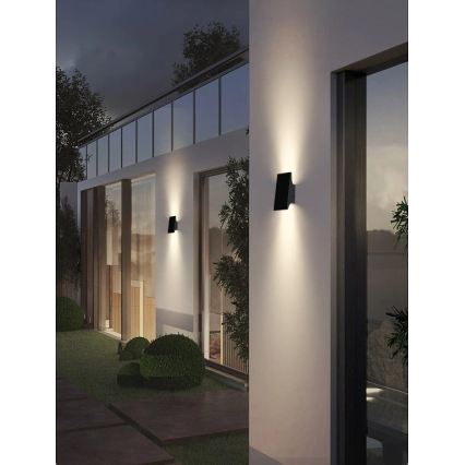 Viking - Aplique solar de pared LED regulable LED/1,5W/3,7V IP65 4000K 2000 mAh